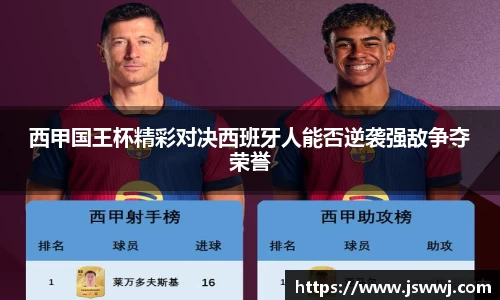 西甲国王杯精彩对决西班牙人能否逆袭强敌争夺荣誉